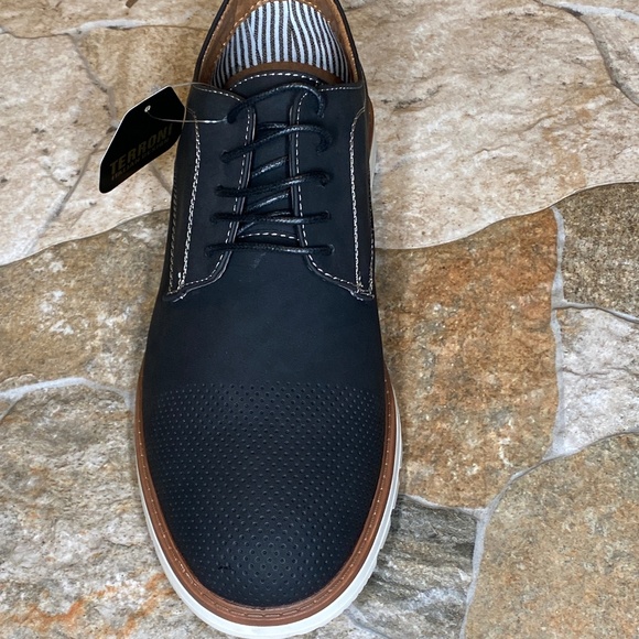 Terroni Men\'s Black Casual Lace Shoe-Fashionable-Italian Design main image 5